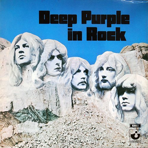 Purple in rock