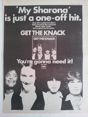 My Sharona ad