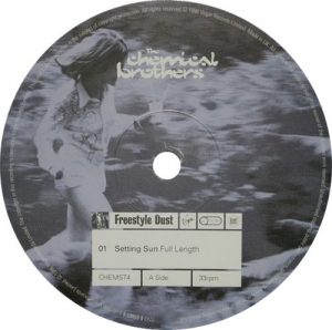 Chemical Brothers - Setting Sun Label