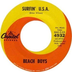 Beach Boys - Surfin' USA Label