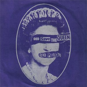 Sex Pistols God Save The Queen Single Cover - 300