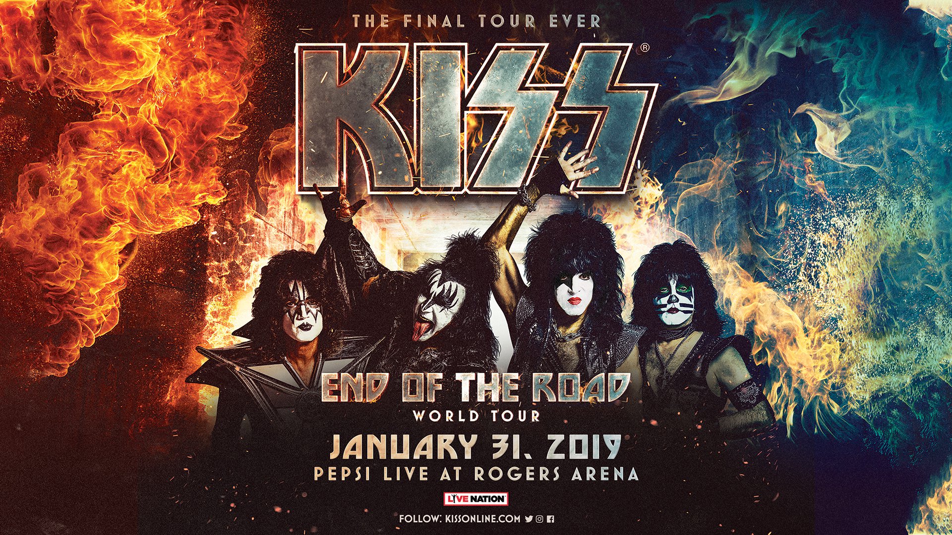 Kissの引退ツアー End Of The Road Tour 初日の舞台裏と Love Gun 演奏映像が公開