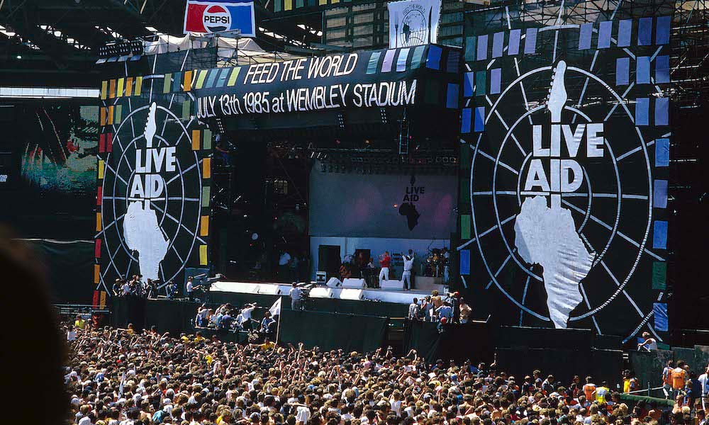 1985年に行われた過去最大のチャリティ・イベント「ライヴ・エイド」