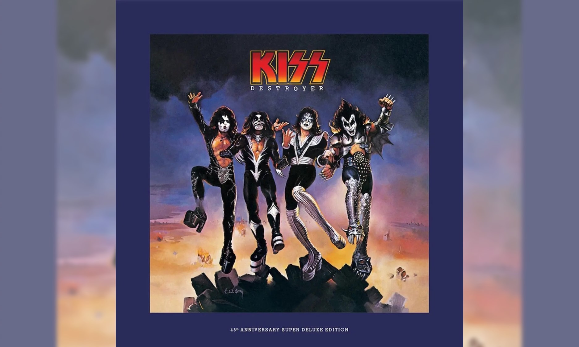 ☆KISS キッス 地獄のギターケース型BOXセット鍵付き☆公式 （KISS 
