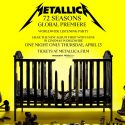 メタリカ、最新作『72 Seasons』発売前夜に日本55館の映画館でリスニングパーティー開催決定