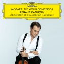 ルノー・カプソンの弾き振りによる新録音『モーツァルト：ヴァイオリン協奏曲全集』発売決定