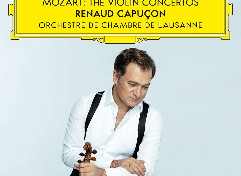 ルノー・カプソンの弾き振りによる新録音『モーツァルト：ヴァイオリン協奏曲全集』発売決定